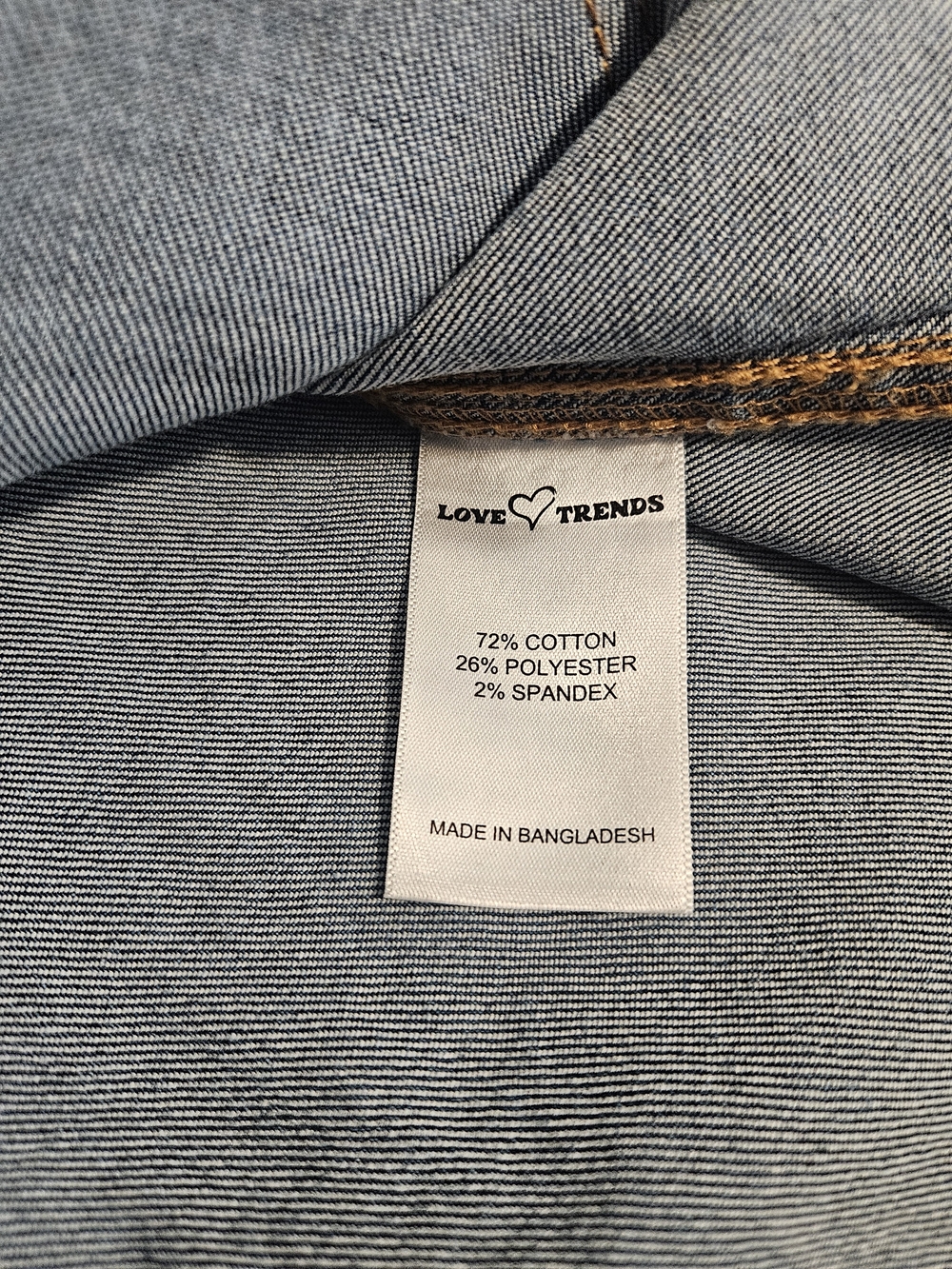 Dark Denim Women’s Overall Skirt with Front Pockets Trendy Streetwear Preppy - Picture 6 of 6
